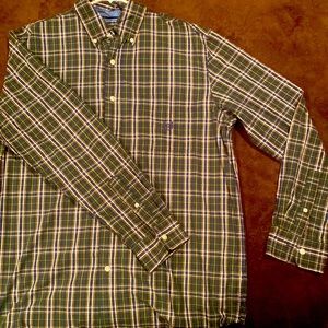 Plaid button down